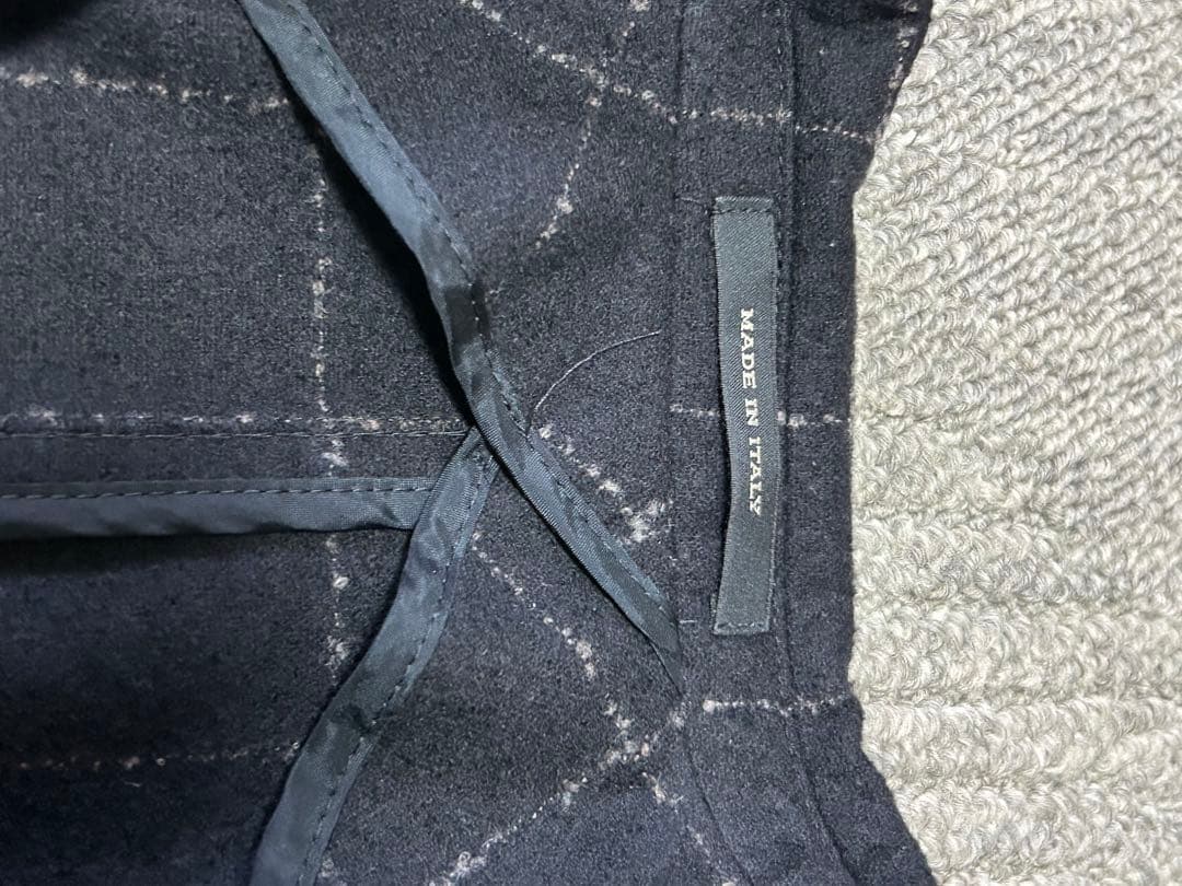 TAGLIATORE グレー チェック柄 テーラードジャケット　サイズ46