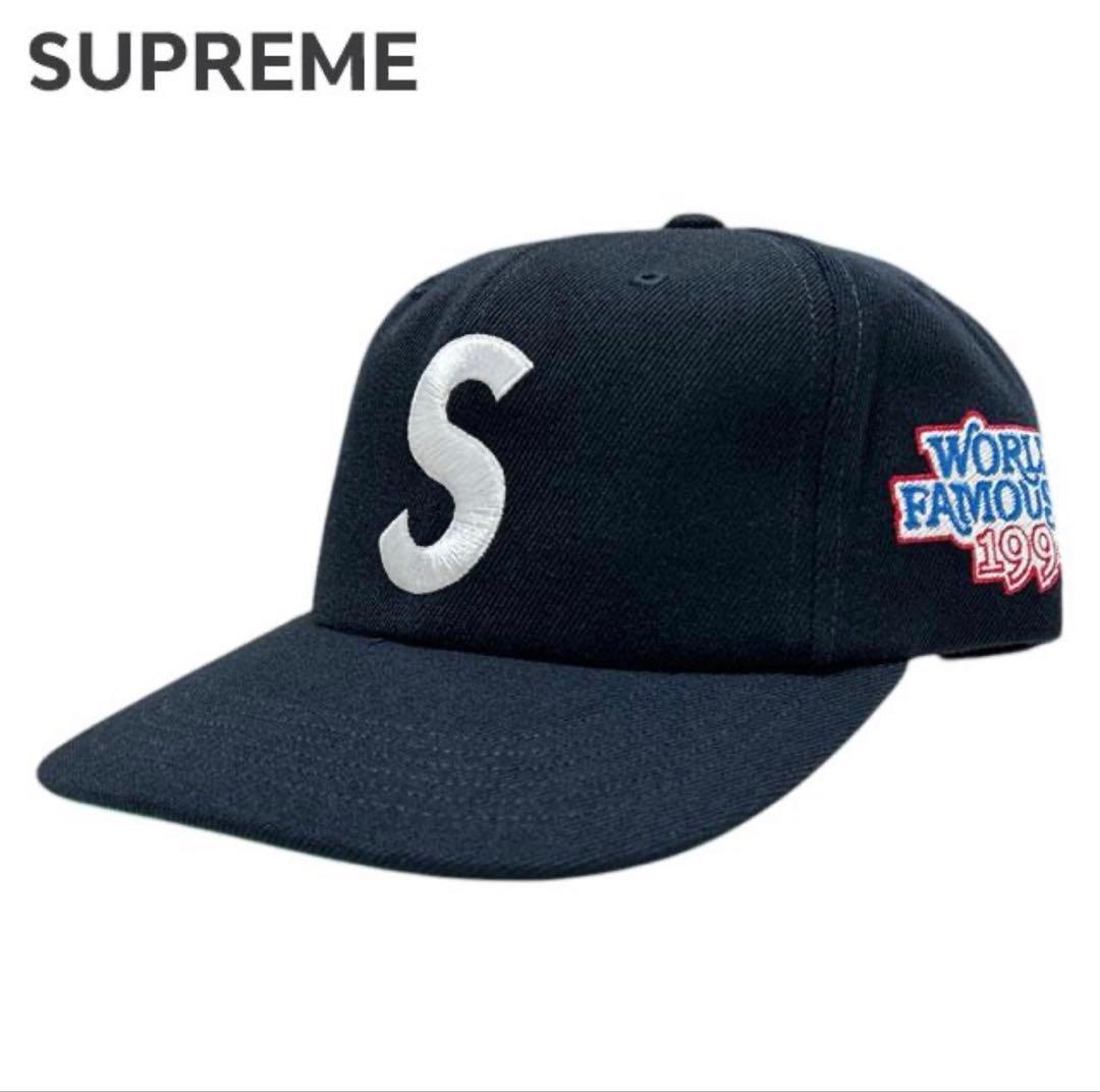 SUPREME ネイビー シュプリーム World Famous キャップ