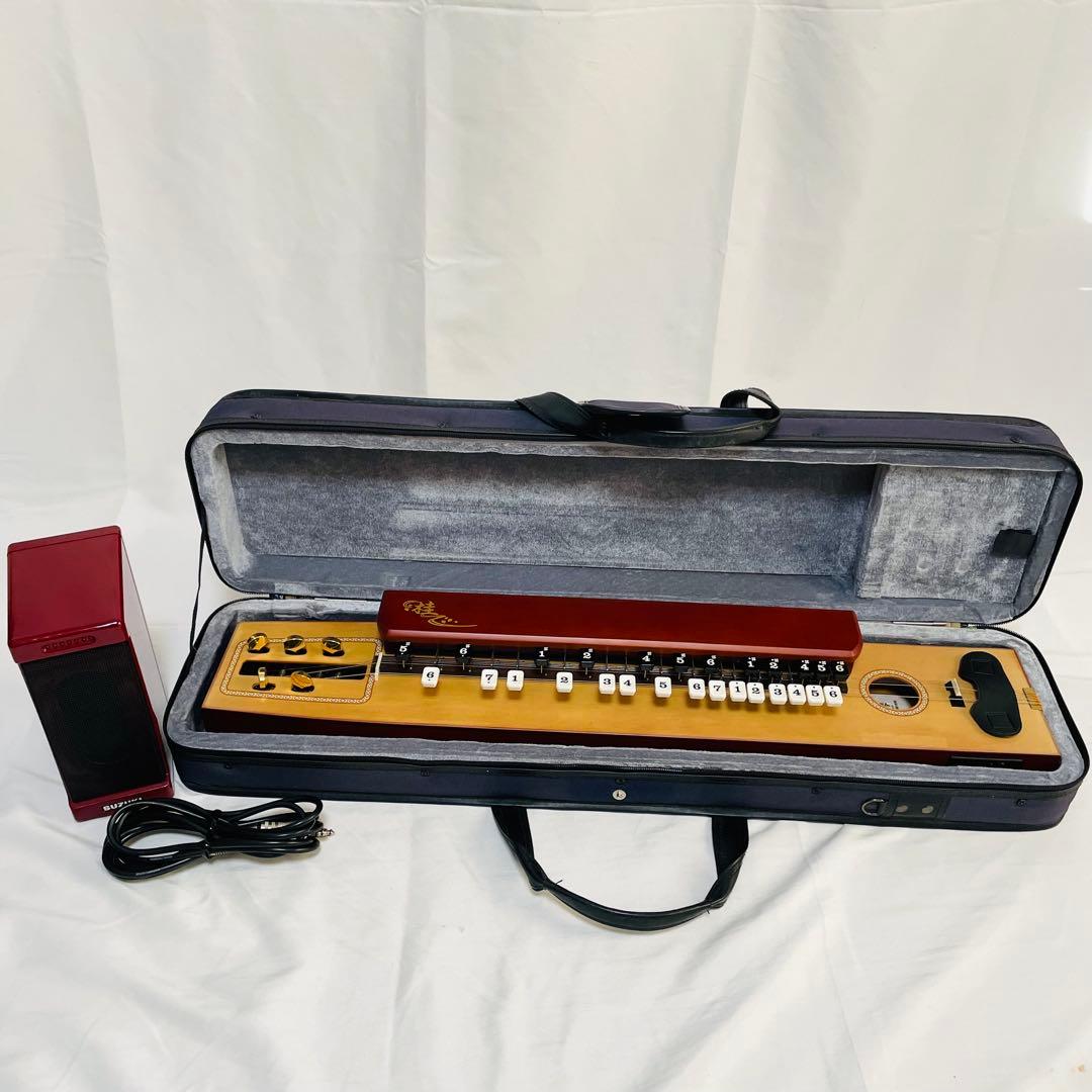 SUZUKI 電気大正琴 桂 TAS-11 アンプ(SA-15)付き