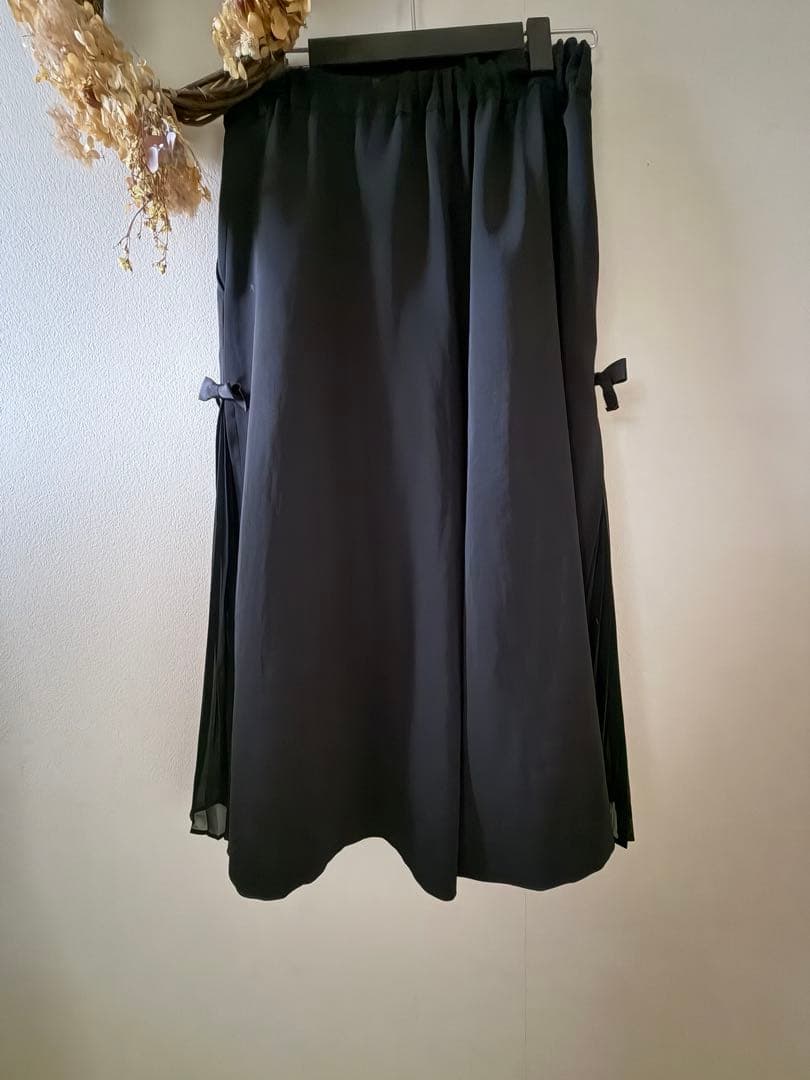 M'S GRACY ブラック ガウチョ、グレーワイドパンツ2点おまとめ