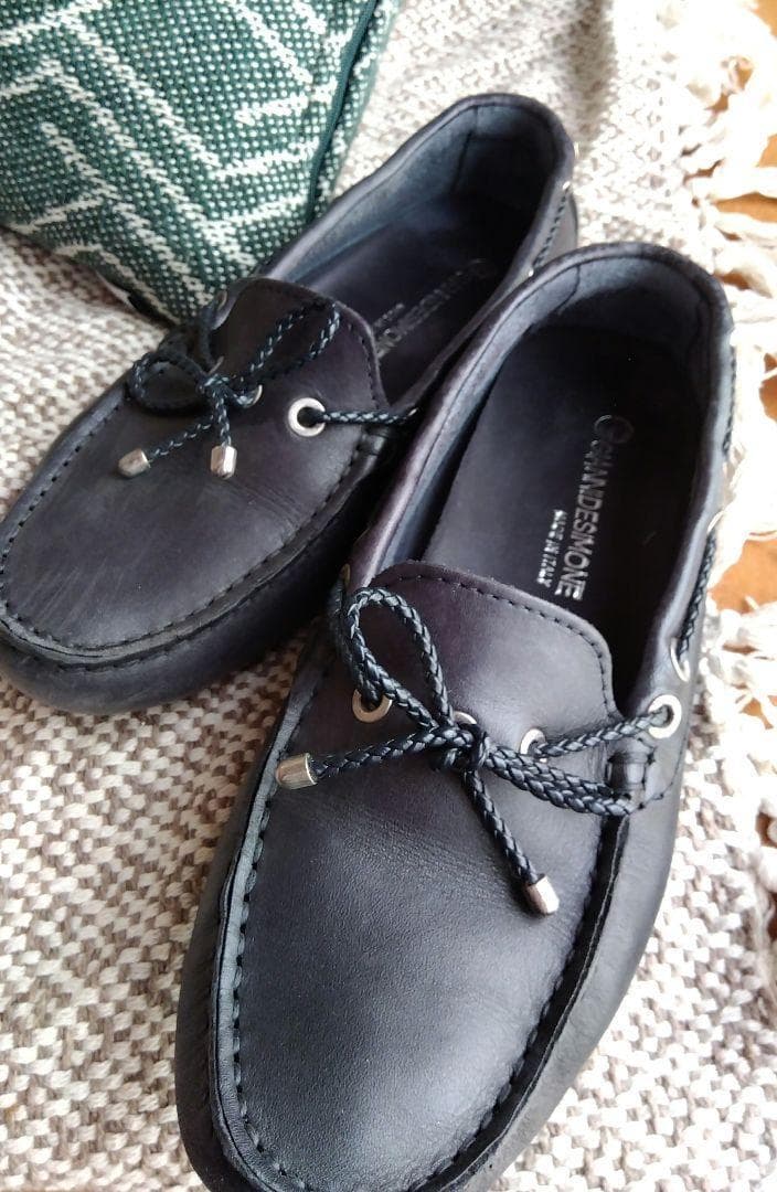 モカシン　革靴　ドライビングシューズ　ジャンニデシモーネ　メンズ　レディース