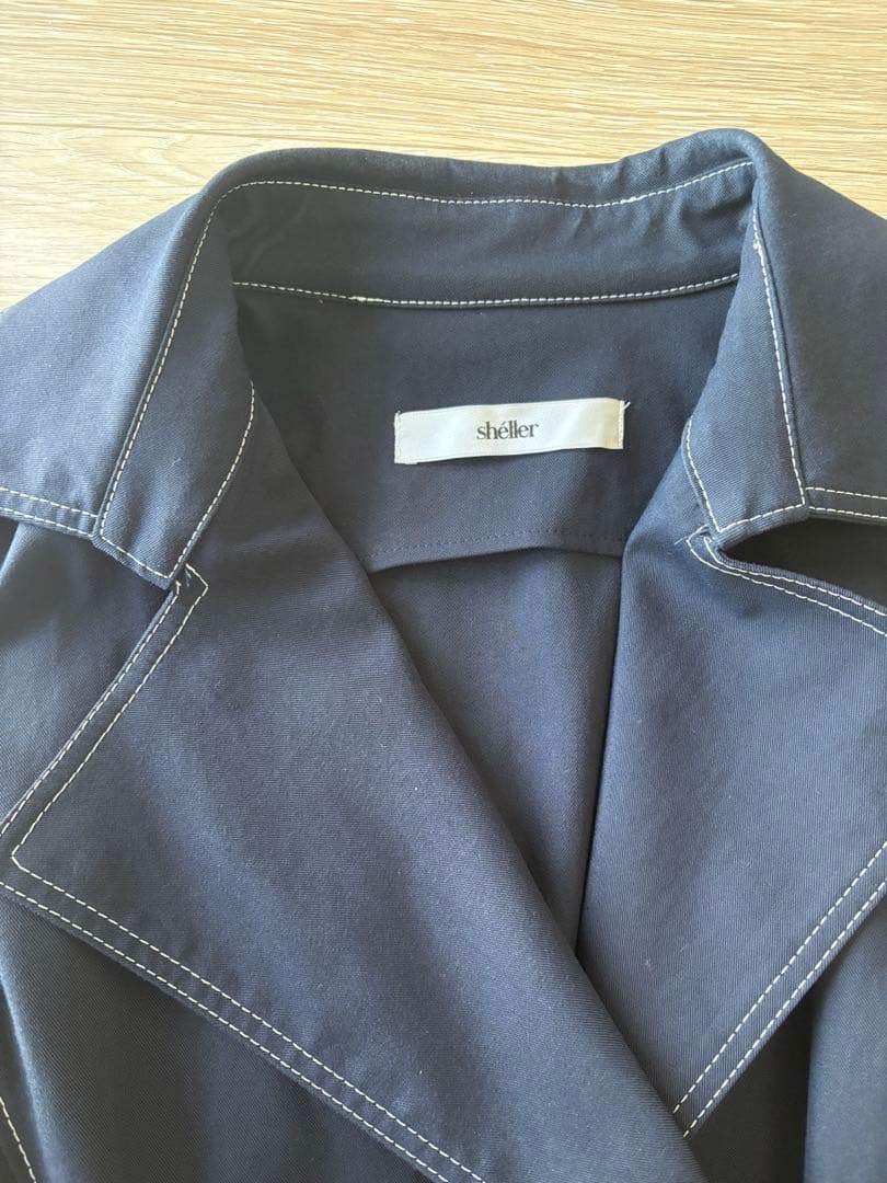 **読様 sheller 2way トレンチドレス ワンピース