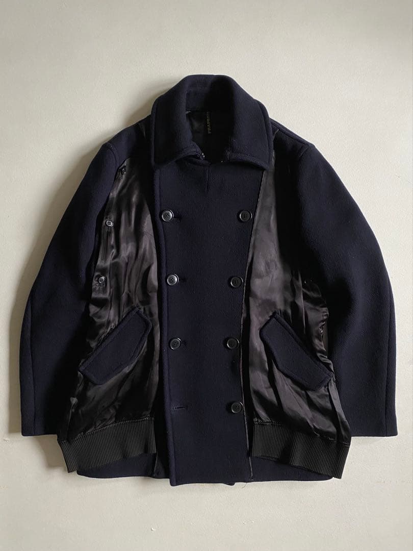 ジャケット・アウター 00s- FRAPBOIS inside out lining pea coat