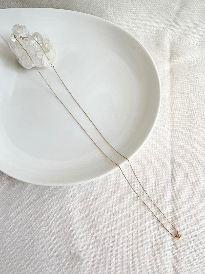 MANISTA K10イニシャルネックレス　S