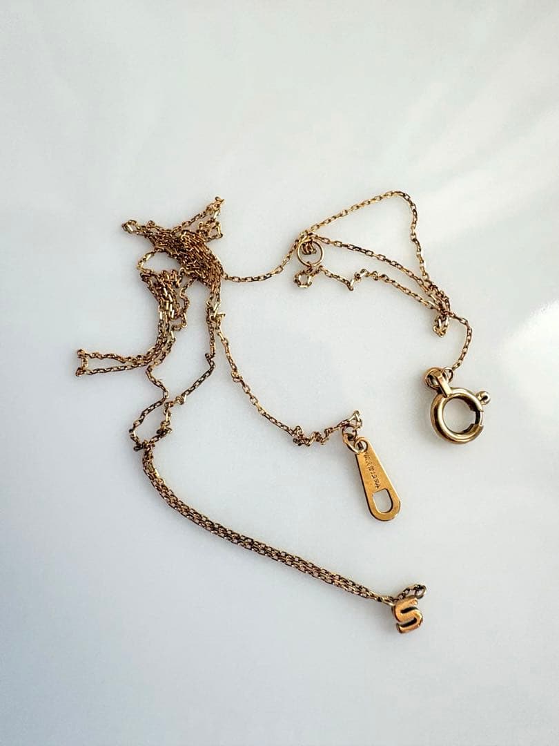 MANISTA K10イニシャルネックレス　S