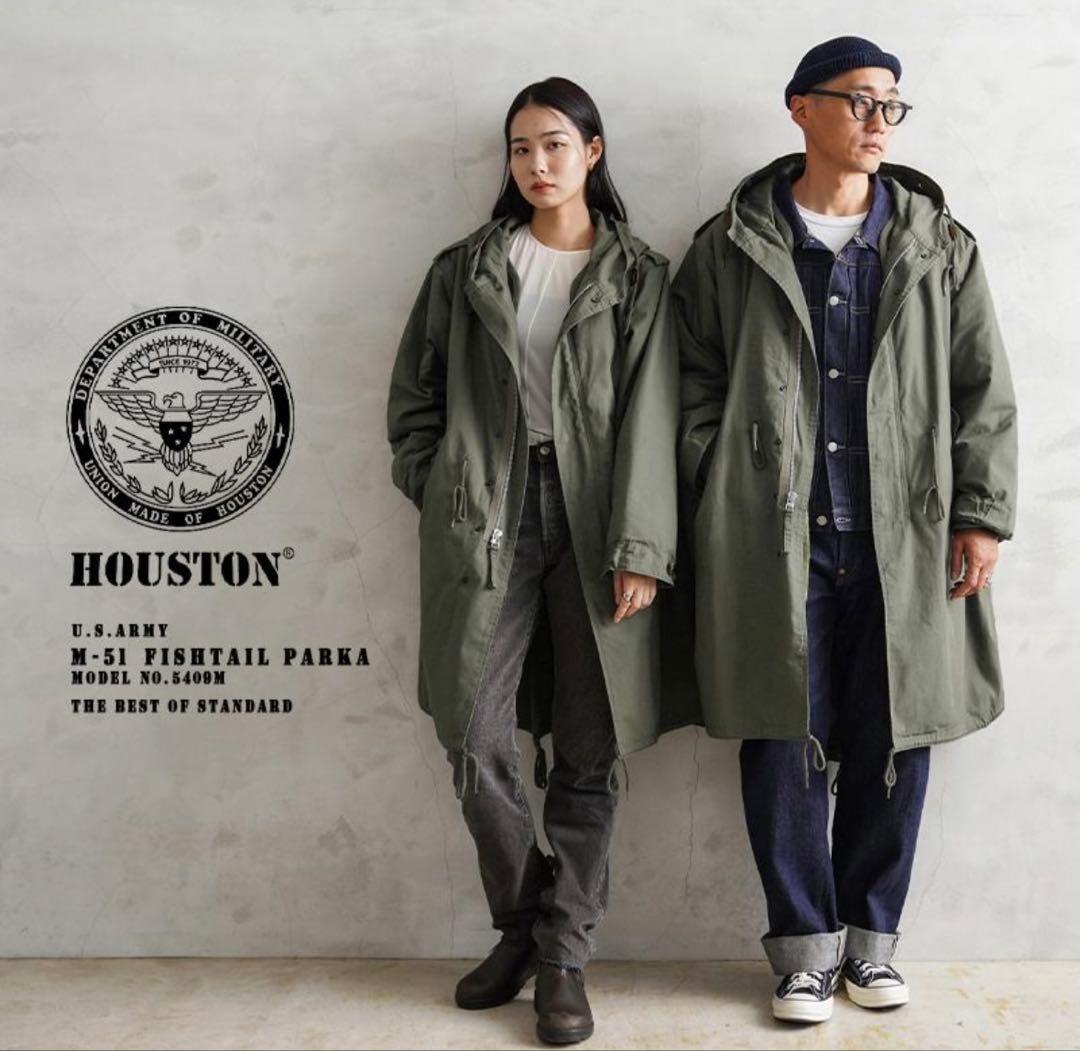 【だいあん】HOUSTONヒューストン米軍 M-51パーカモッズコート
