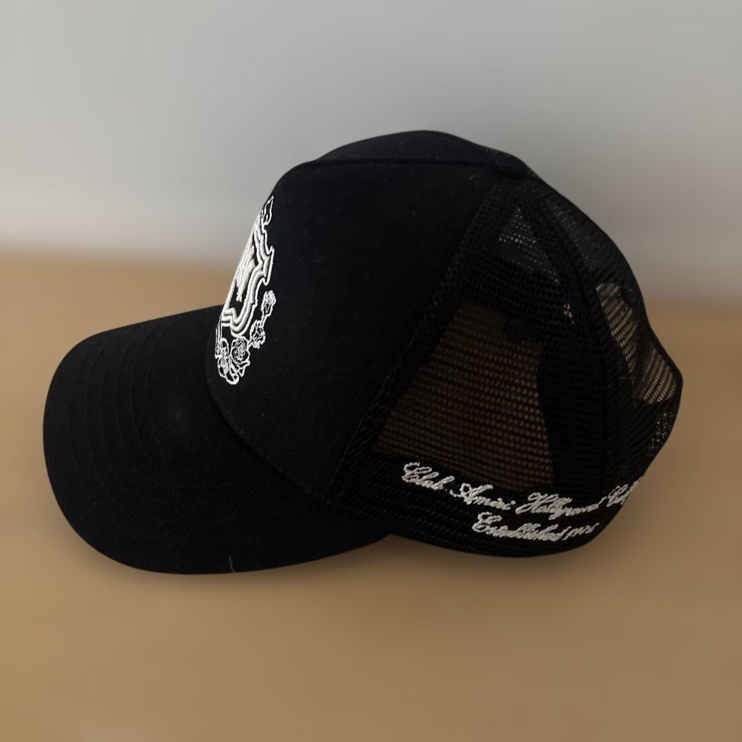 帽子 25FW AMIRI MA CREST TRUCKER HAT / BLK