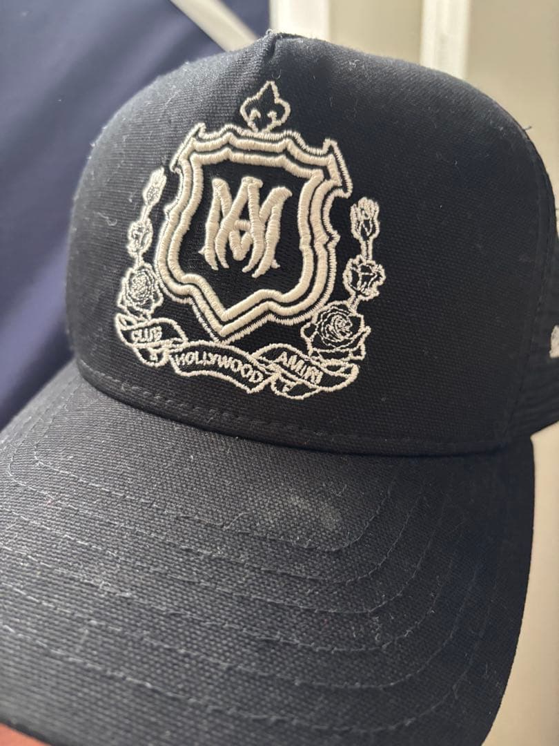 帽子 25FW AMIRI MA CREST TRUCKER HAT / BLK