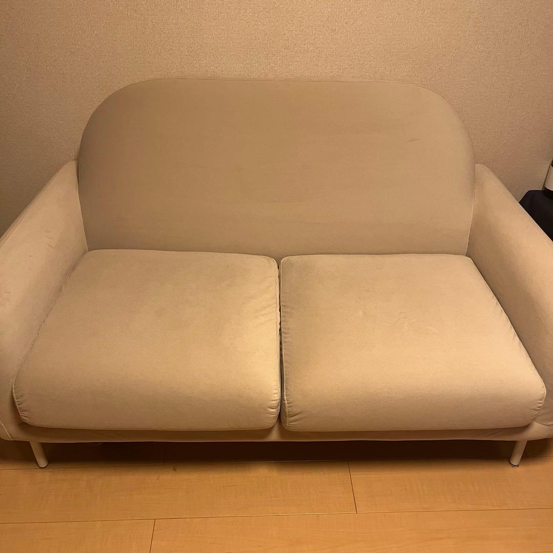 【ちゃん】ソファ エルメソファ ホワイト Francfranc 一人暮らし