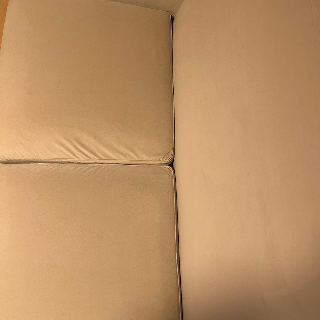 【ちゃん】ソファ エルメソファ ホワイト Francfranc 一人暮らし