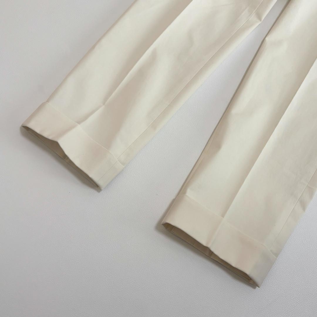 別注 ベルウィッチ スラックス dandisetan イタリア L オフホワイト