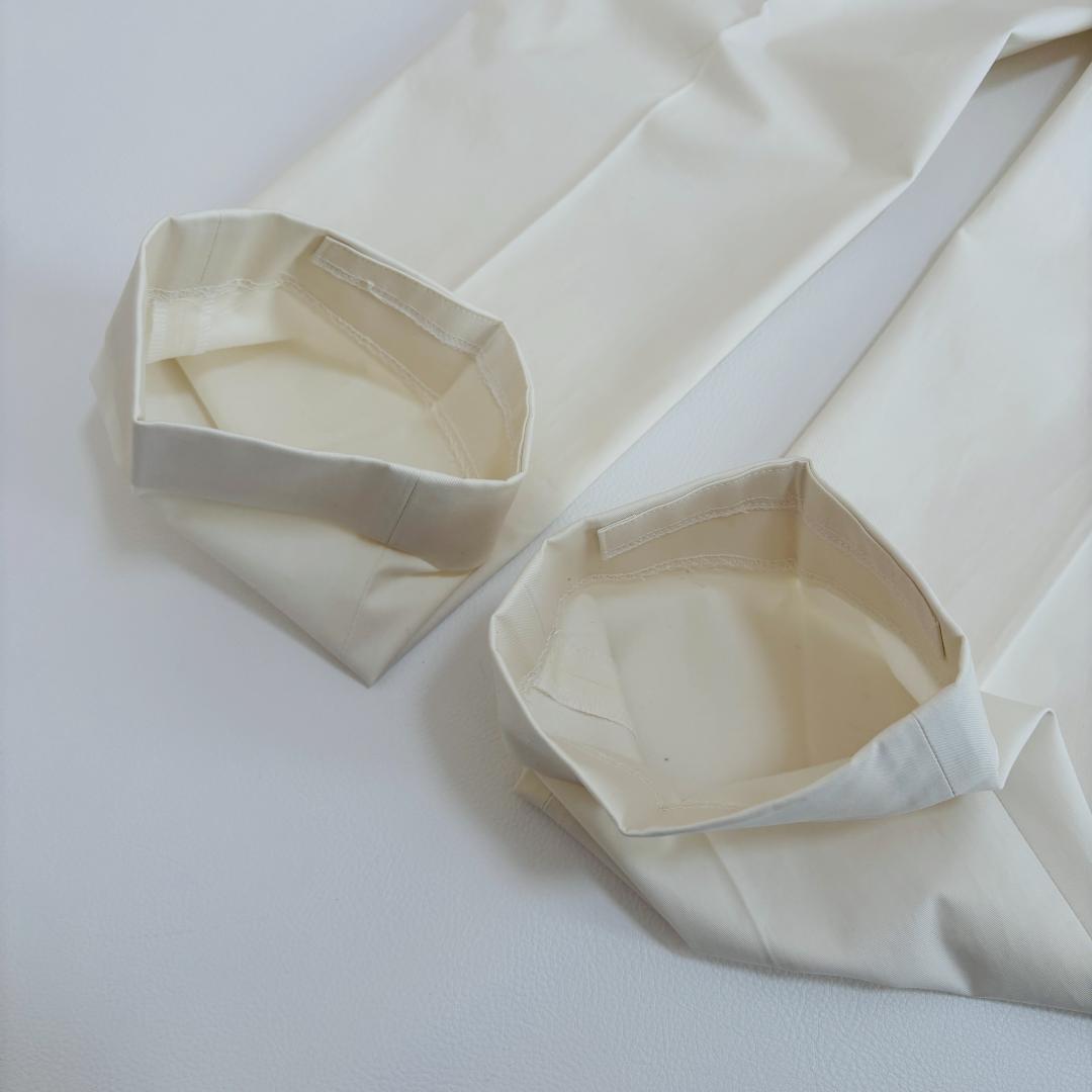 別注 ベルウィッチ スラックス dandisetan イタリア L オフホワイト