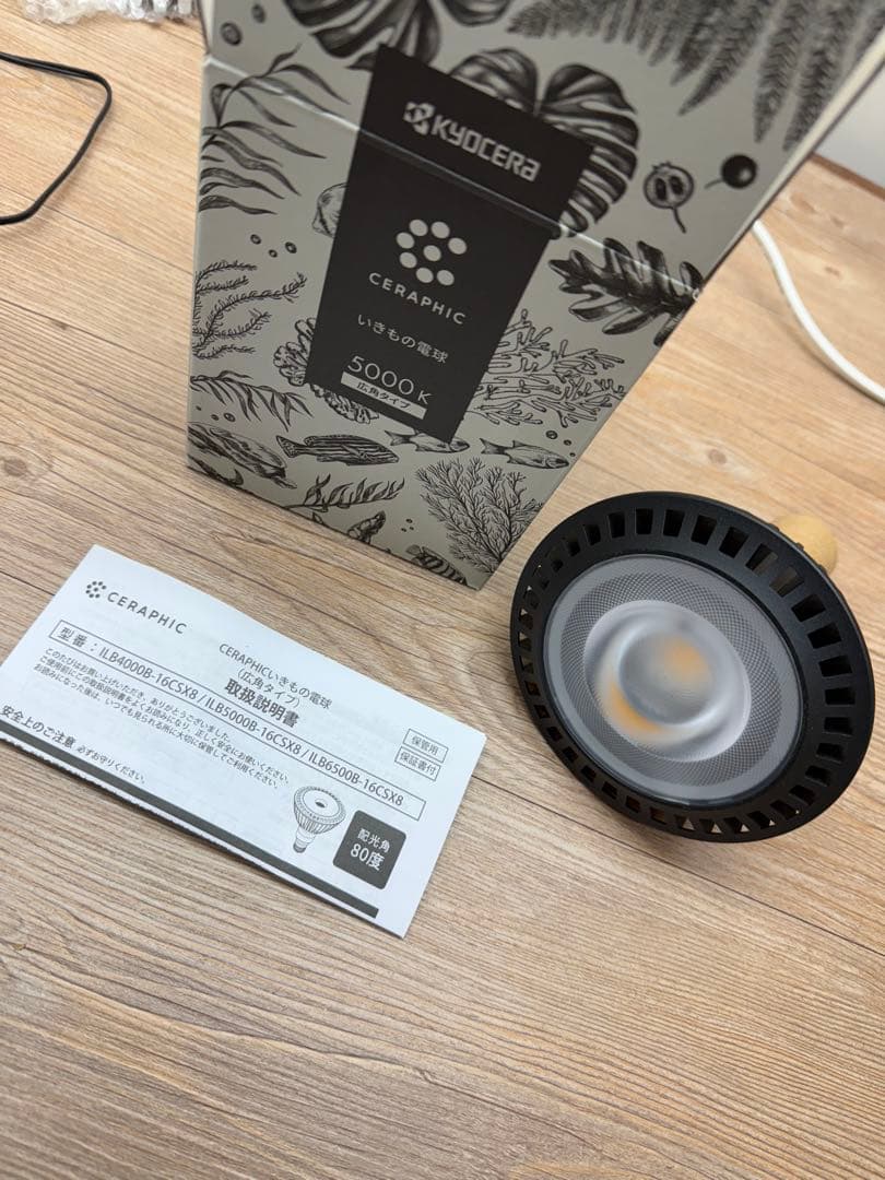 京セラ CERAPHIC いきもの電球 5000K(昼白色) 広角