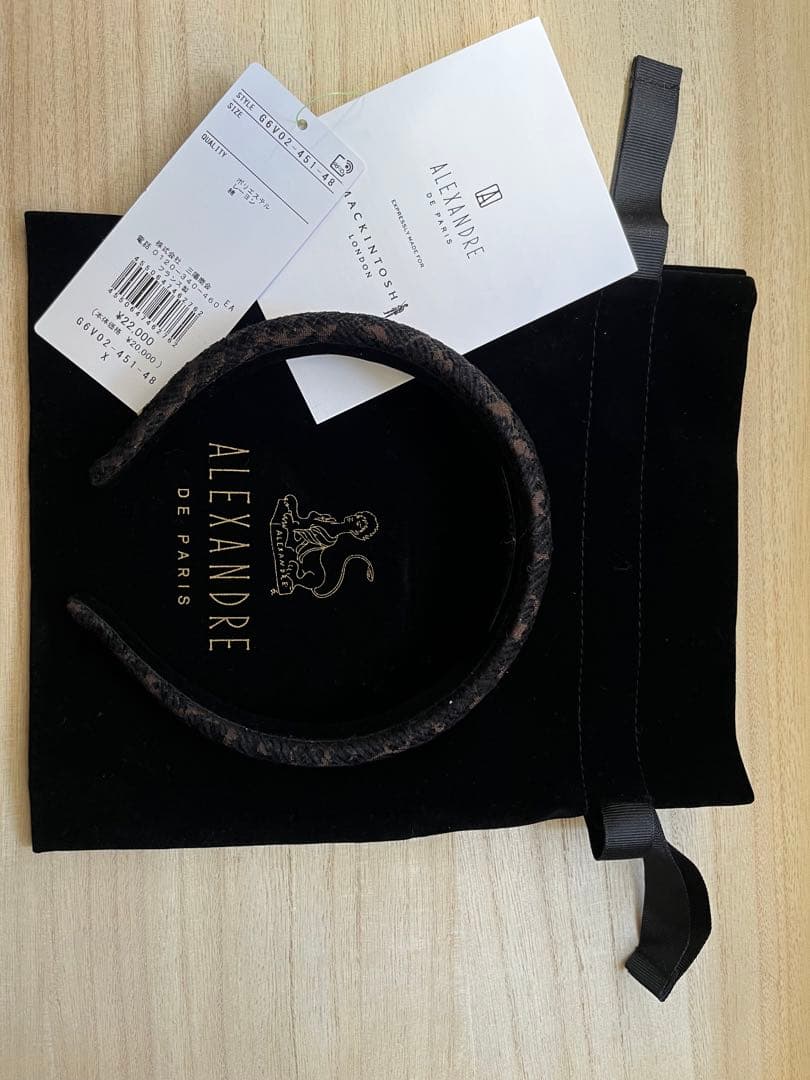 アレクサンドルドゥパリ　マッキントッシュ　カチューシャ