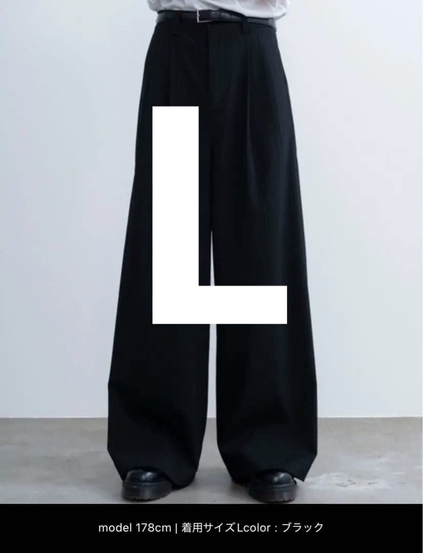 sinss スラックス stripe slacks