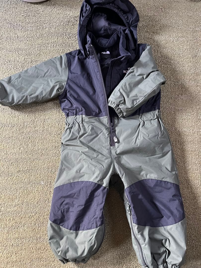 THE NORTH FACE 子供用スノーウェア 80サイカーキ/ブラック