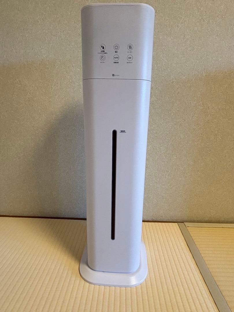 タワー型　ハイブリッド加湿器