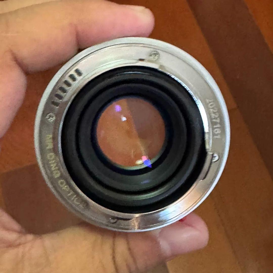 leica Mマウント CONTAX G 45mm F2 レンズ シルバー