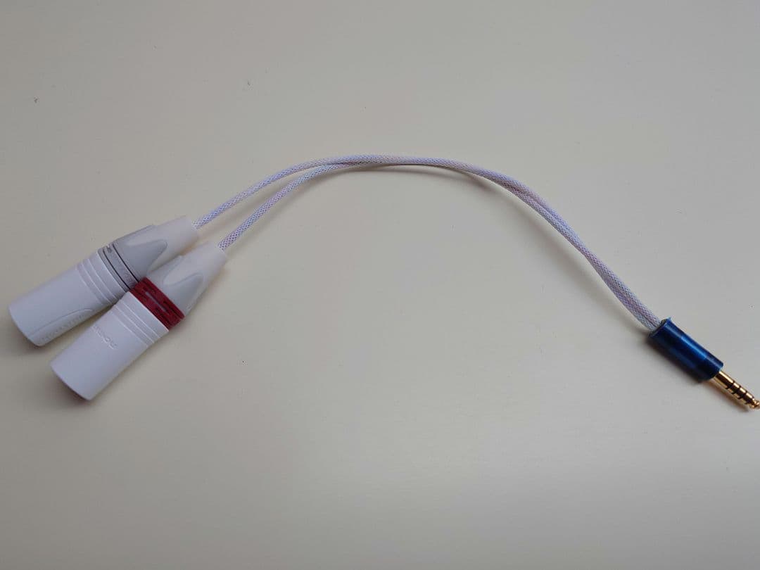 TOP WING 4.4mm-XLRオス×2 バランス変換ケーブル