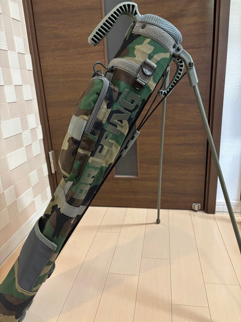 美品 BRIEFING スタンドバッグ カモ柄 迷彩