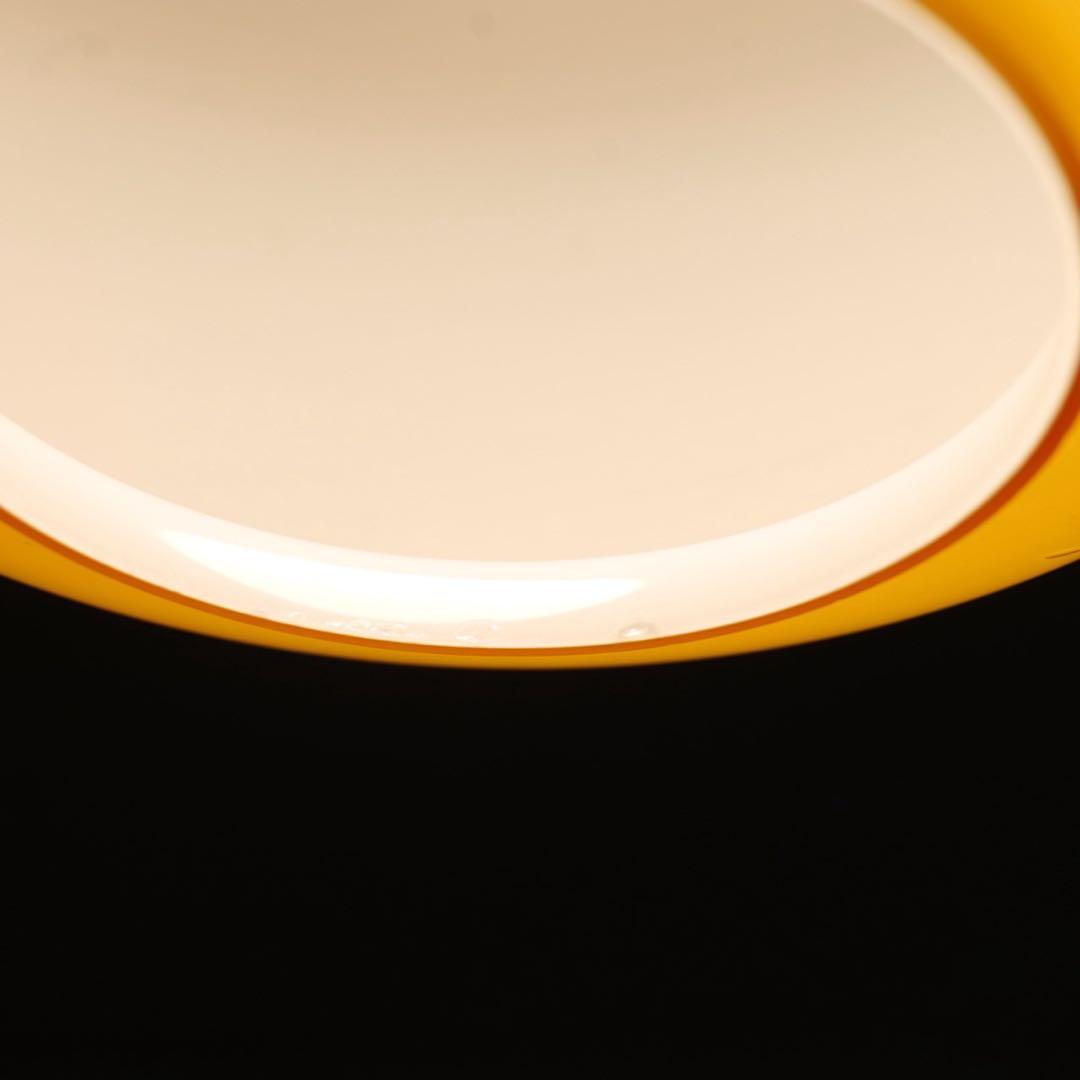 イエロー ガラス ペンダントライト