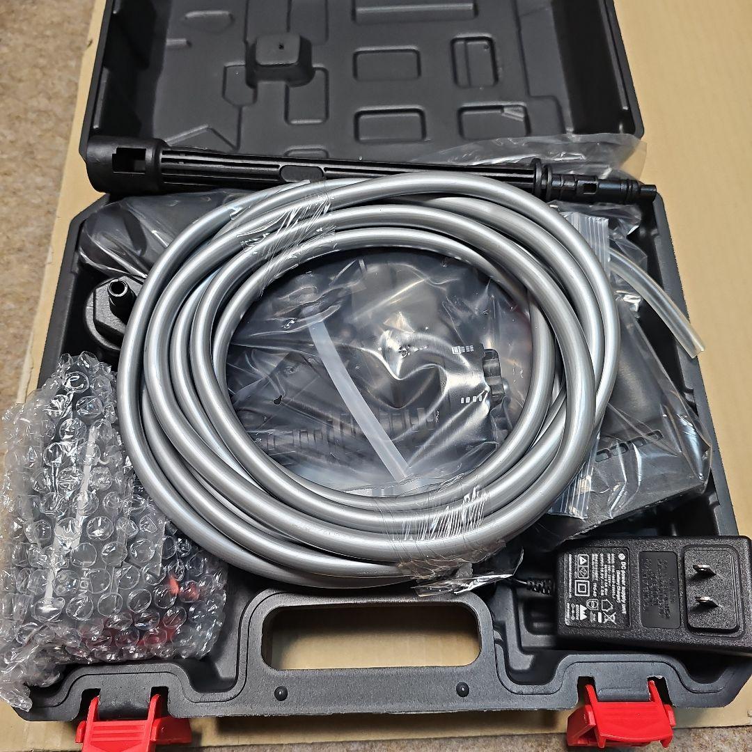 コードレス高圧洗浄機 充電式 8MPa 洗車 掃除 多機能 専用ケース付き