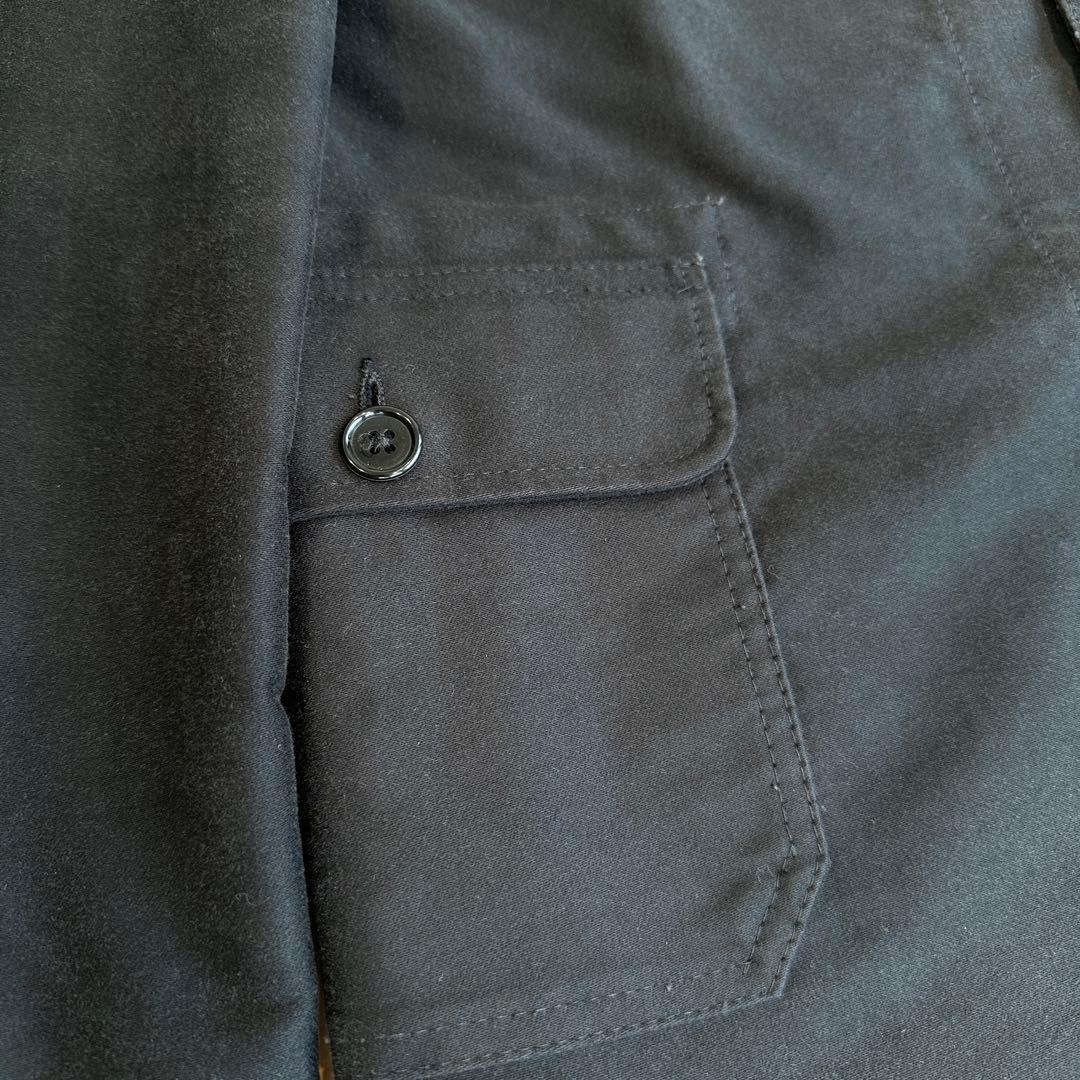フランス製 ブラック モールスキン ジャケット メンズ L 程 VETRA