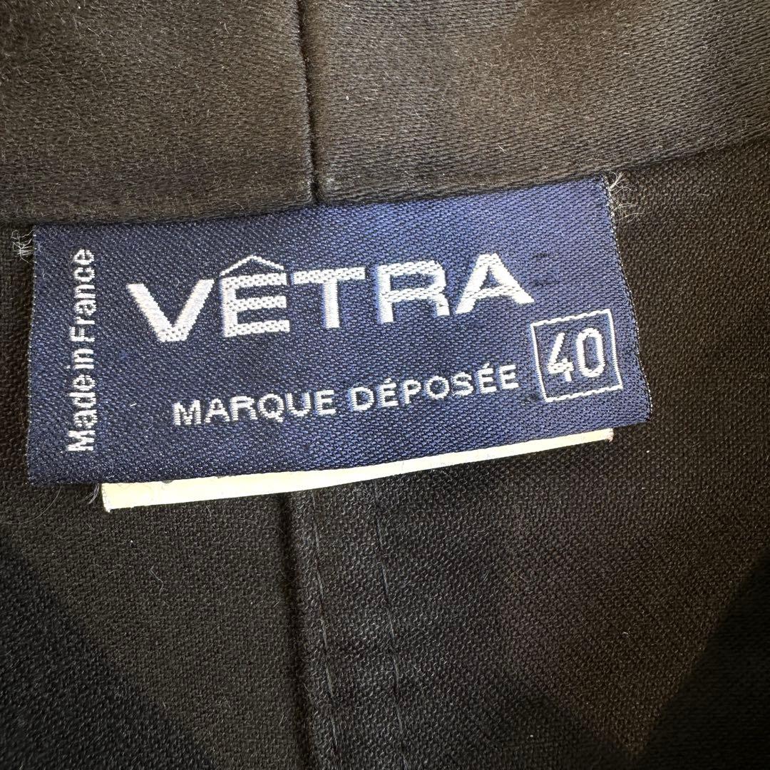 フランス製 ブラック モールスキン ジャケット メンズ L 程 VETRA
