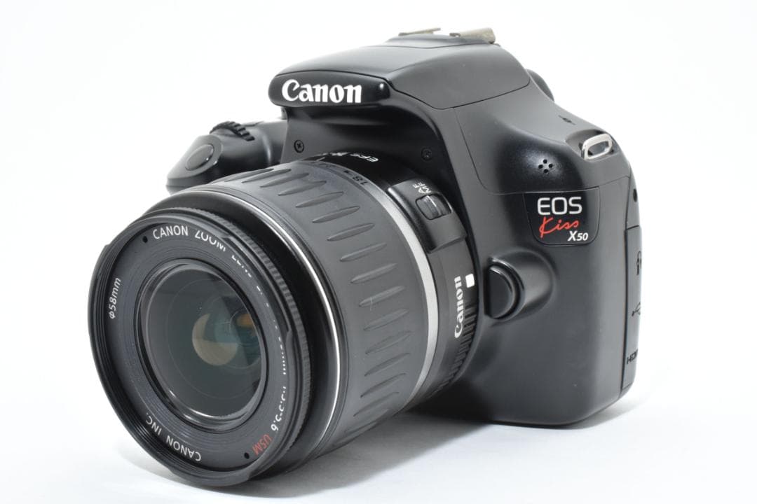 美品S数5556回 キャノン Canon EOS Kiss X50 レンズセット