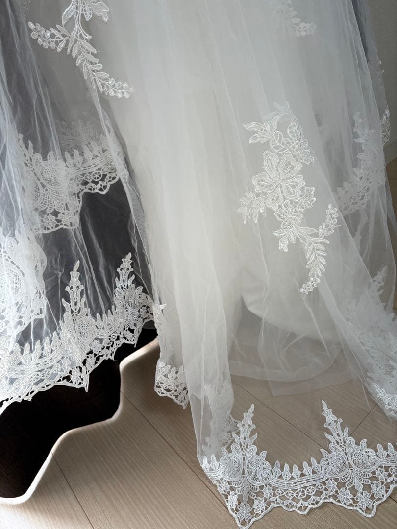 ウェディングドレス S マーメイド オフショルダー