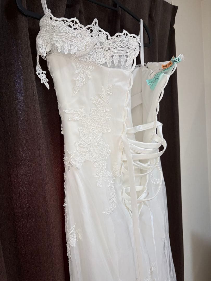 ウェディングドレス S マーメイド オフショルダー