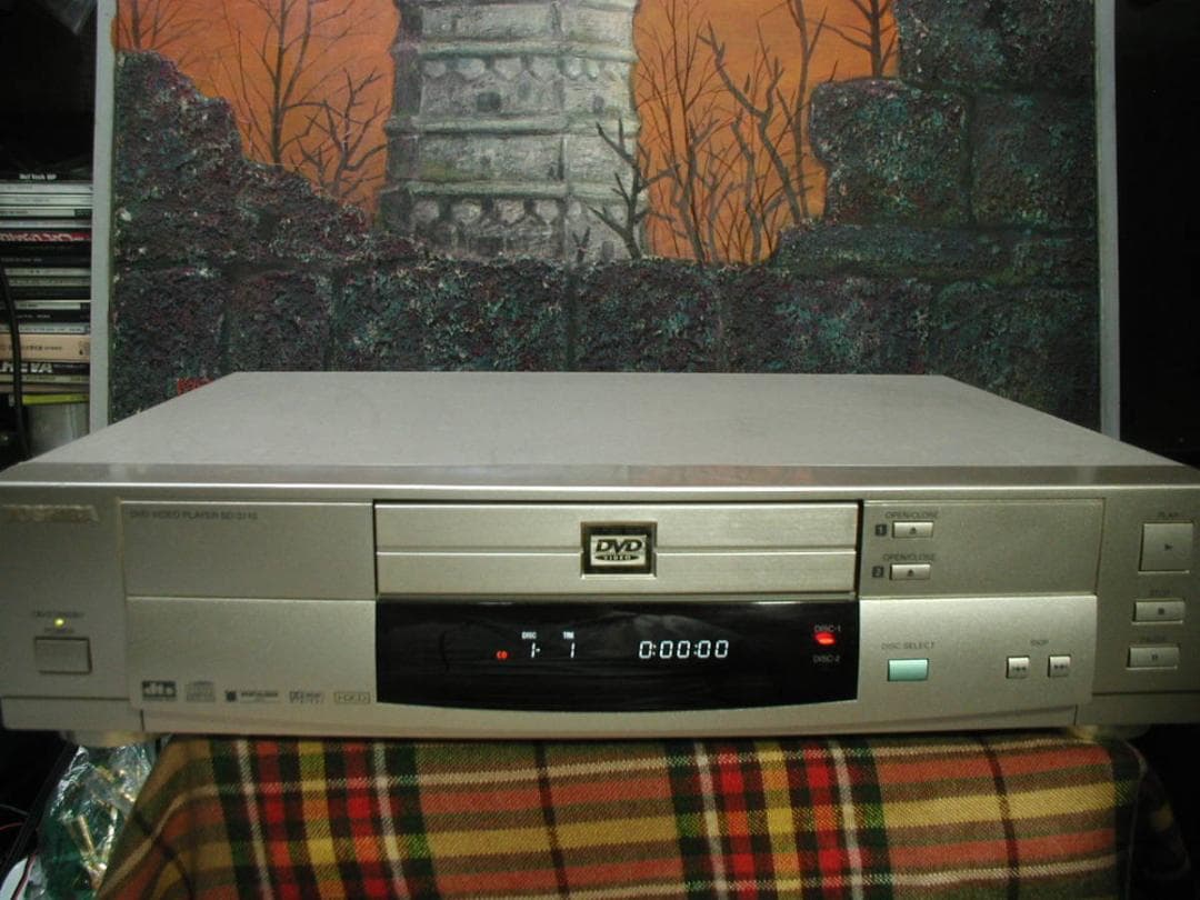 ★東芝SD-3110. DVD/CD プレーヤー 。動作は良好