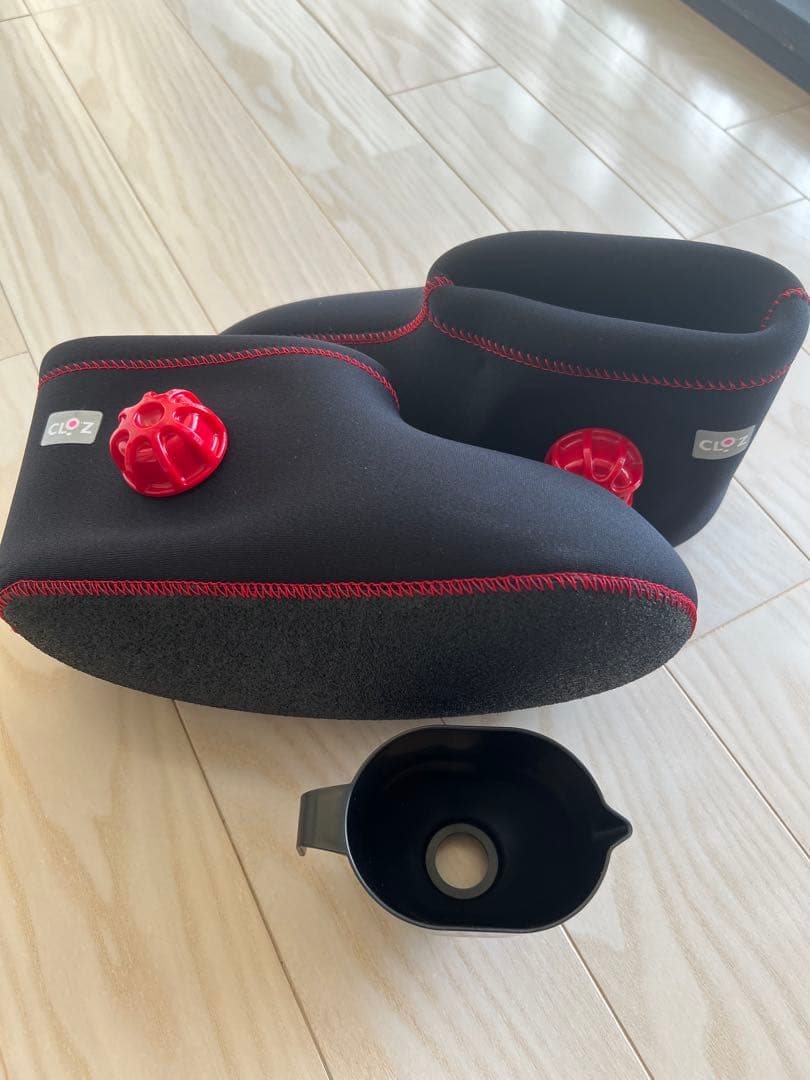 【新品未使用】CLO'Zクロッツやわらか湯たんぽ足用ショートタイプ　ブラックS