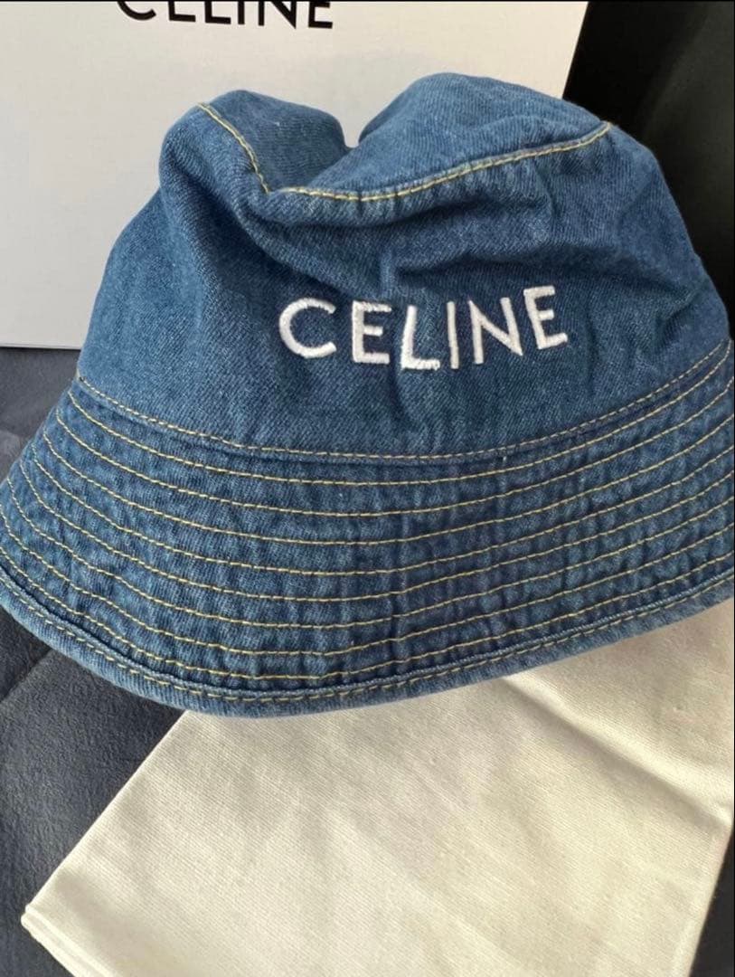 CELINE デニム バケットハット
