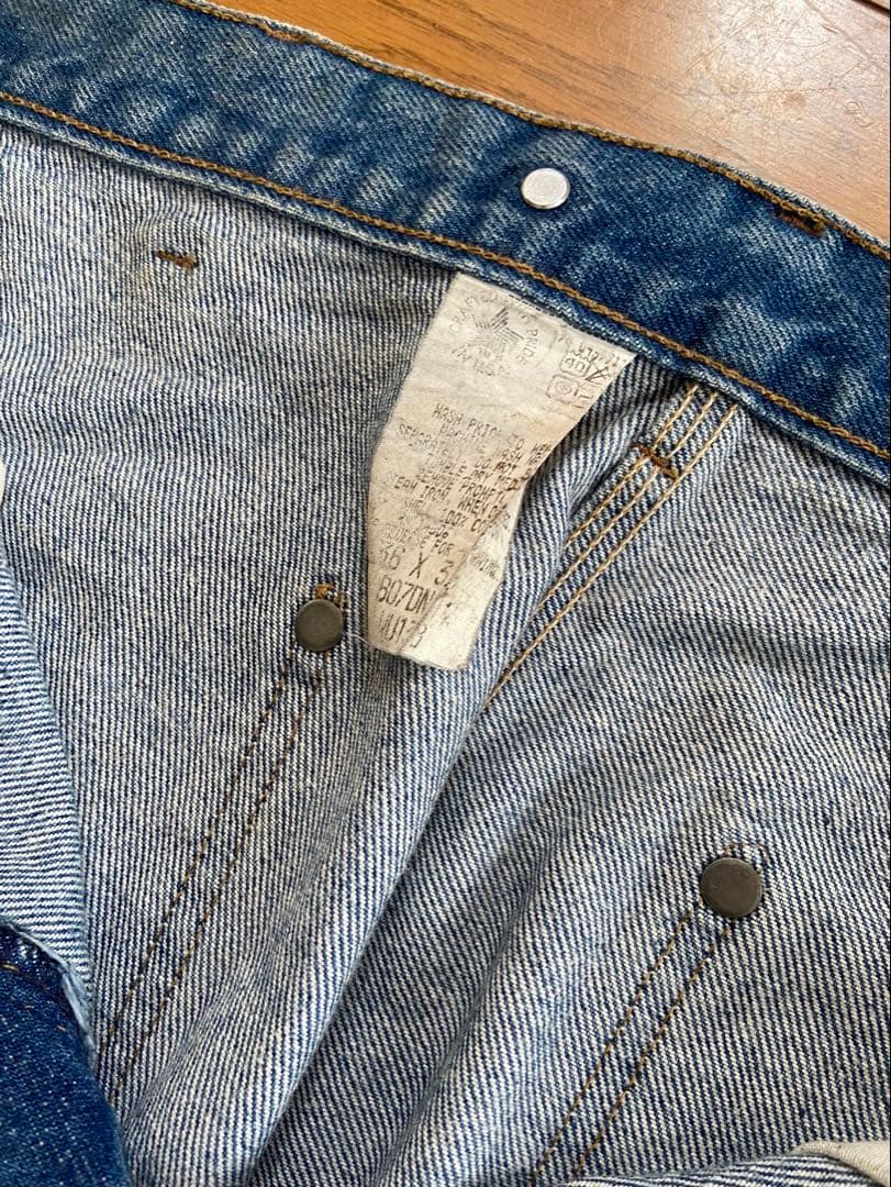 Carhartt ダブルニー デニム 80s 星タグ