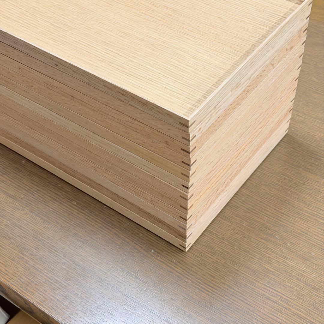 無印良品 木 角形トレイ35×26×2 cm 12枚セット 木製