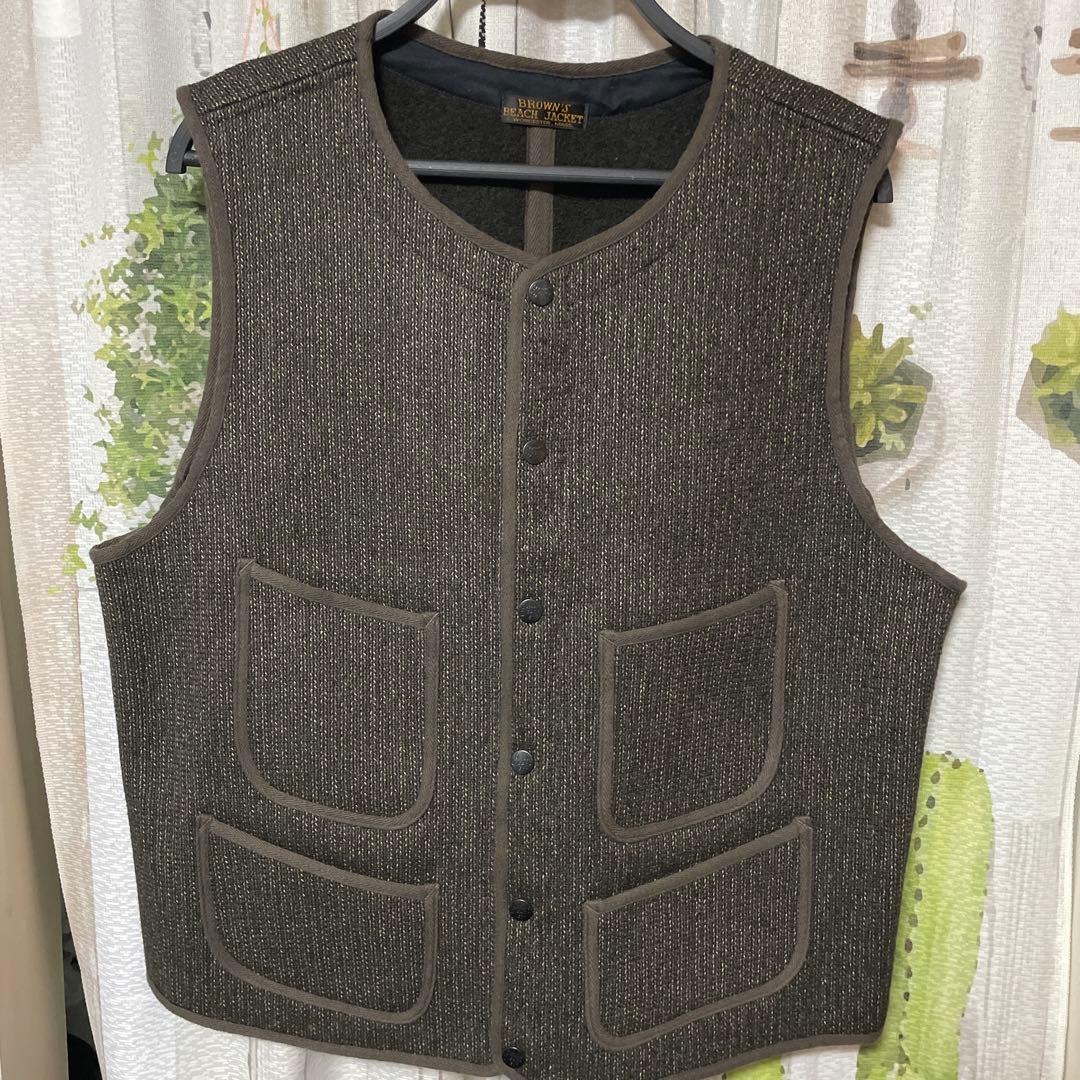 ブラウンズビーチベスト　フルカウント製