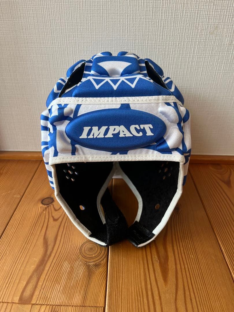 IMPACT ラグビーヘッドギア 青白　L