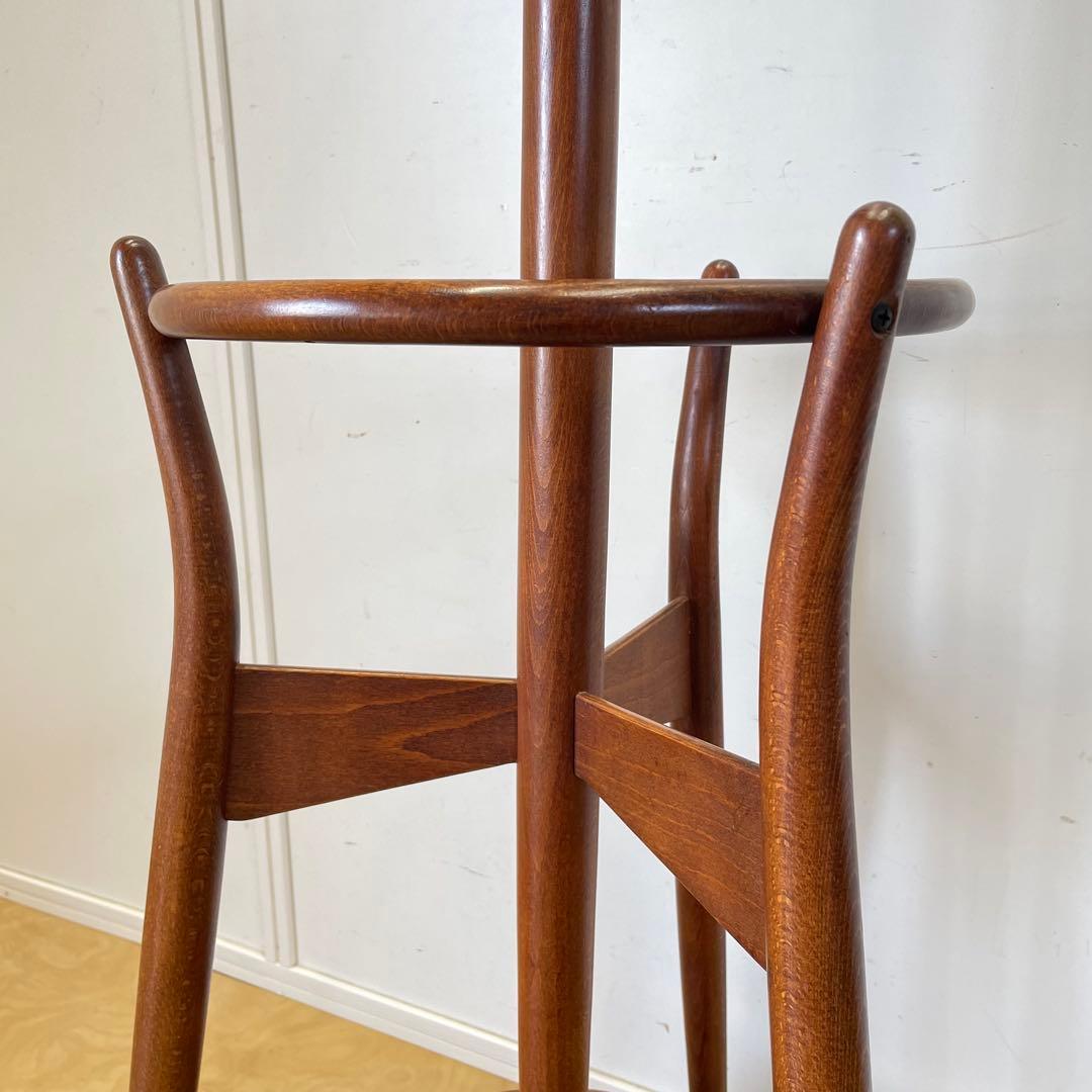 秋田木工 ポールハンガー④ コートハンガー 傘立て 洋服掛け ビンテージ