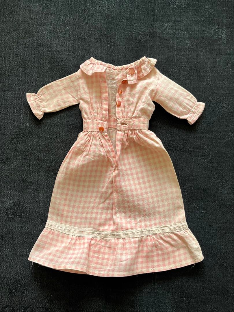 アンティーク人形ドレス チャイナヘッドパリアンビスクドールショルダーペグドール