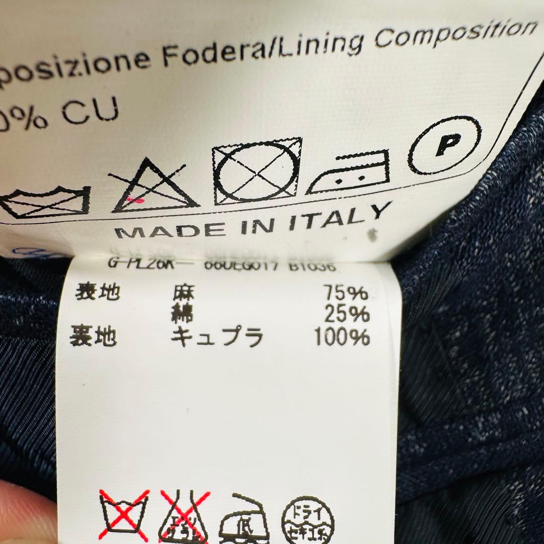 タリアトーレ ピーノ レラリオ リネン×コットン 2B ジャケット サイズ48