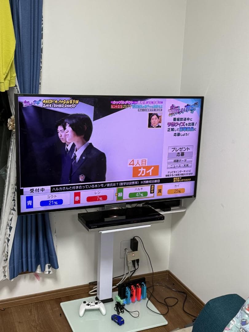 Perlegear テレビスタンド 壁寄せ ハイタイプ テレビ台 tvスタンドa