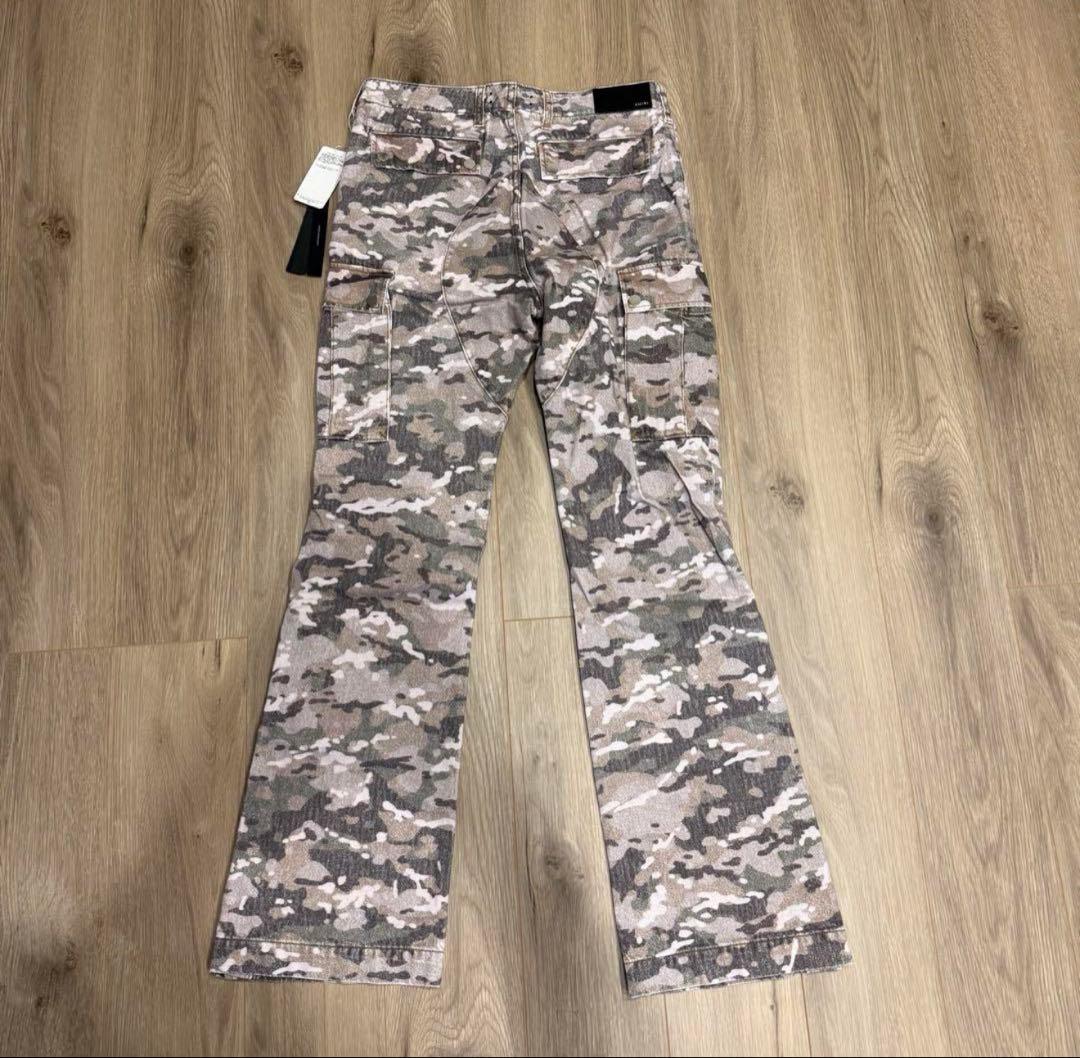 リ*ク様 AMIRI M65 CAMO CARGO KICK FLARE