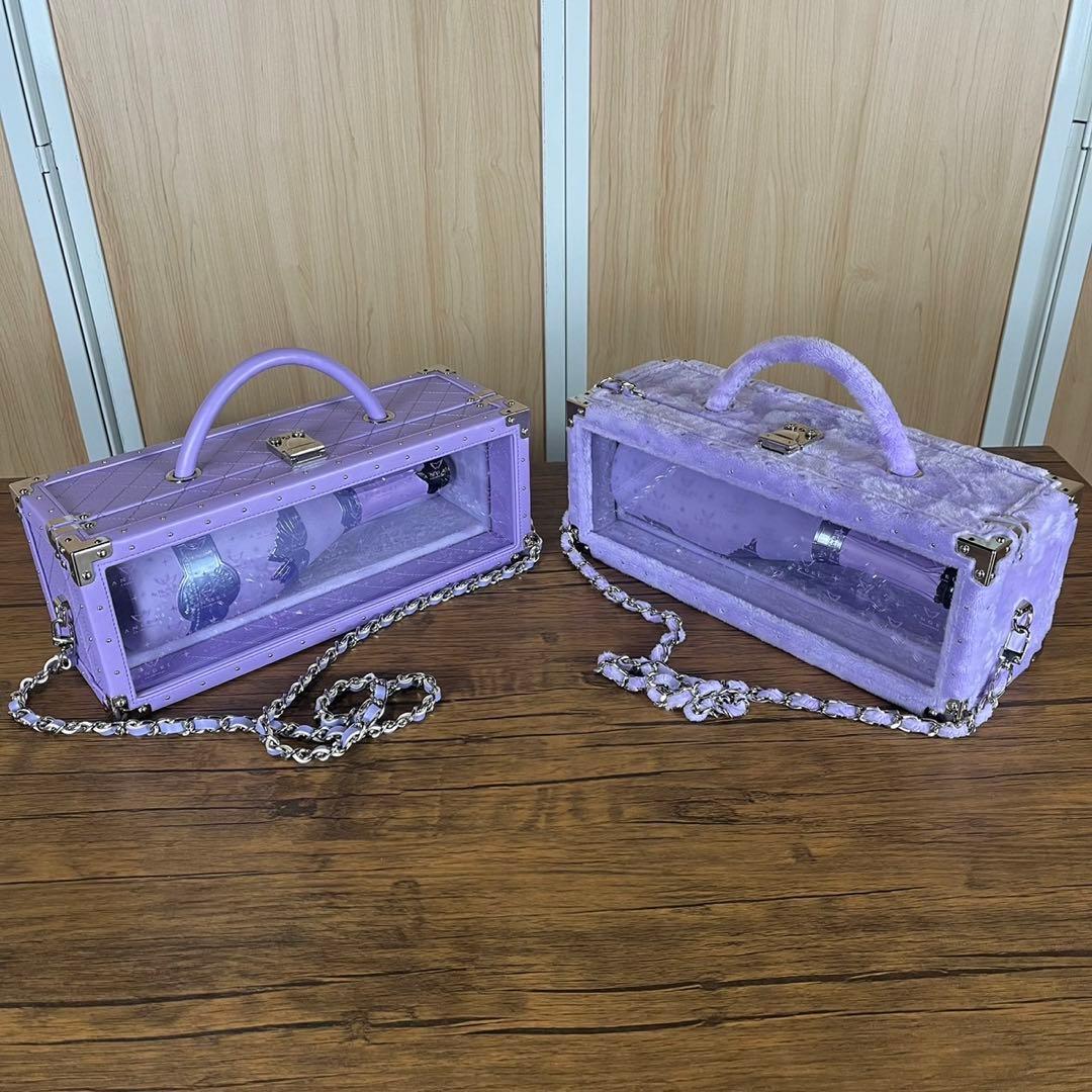 エンジェルシャンパン ハロウィン　ドゥミセックリミテッド 空箱 紫　セット