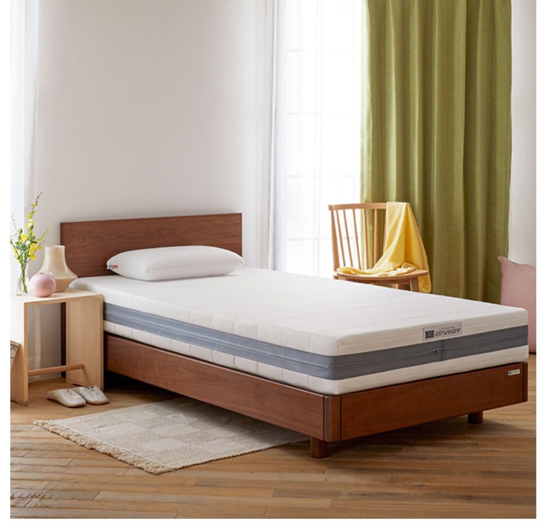 頼める発送　直接受渡可能　美品　エアウィーヴ ベッドマットレス S02 シングル