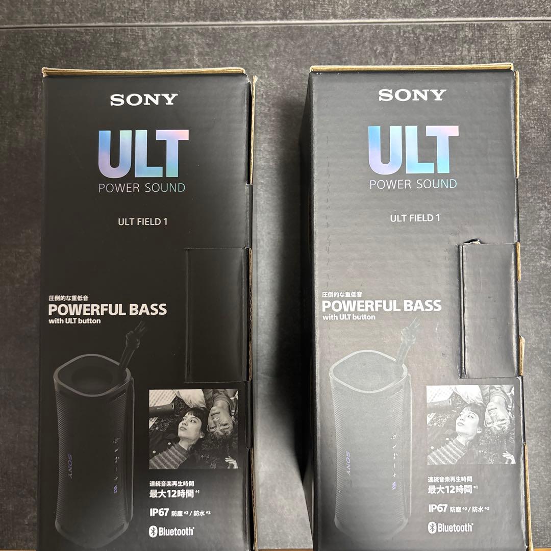 ULT field 1 srs-ULT10 ×2 ブラック　美品