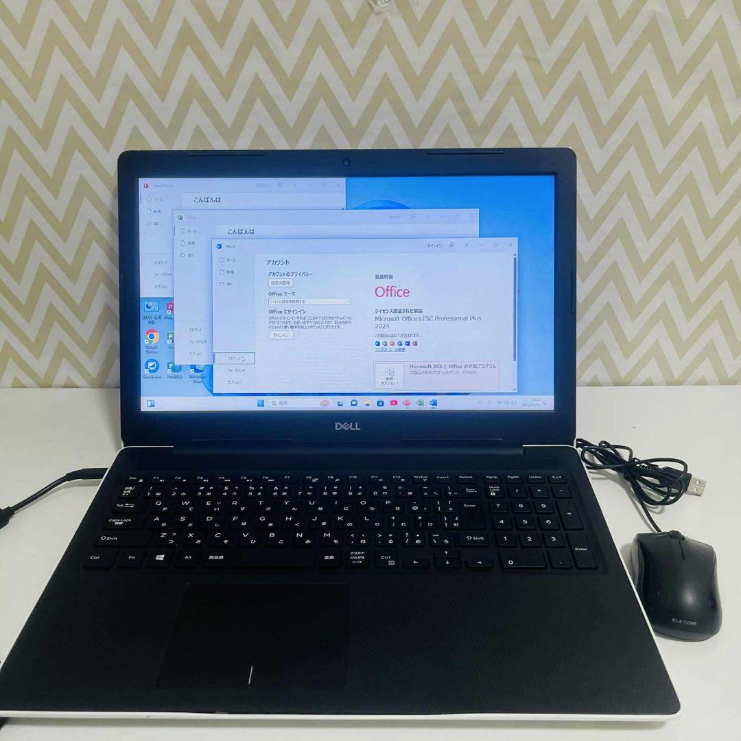 T10 Dellノートパソコン WEBカメラSSDサクサク Windows11