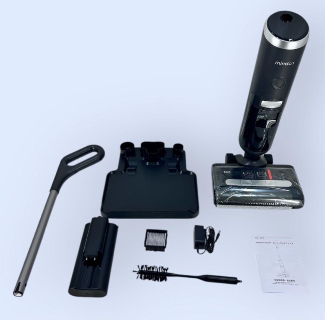 【未使用品】mindoo AquaX 水拭き掃除機 MIA-N001 BLK