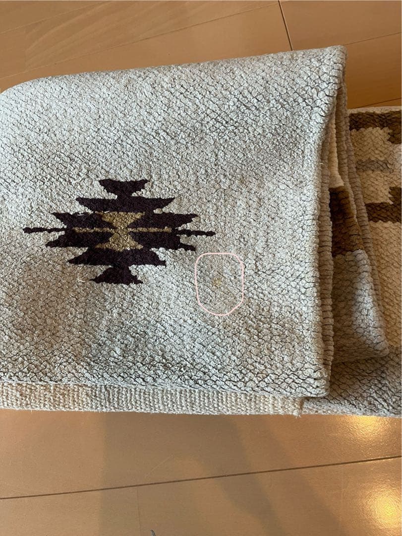 【レア】WTW ラグマット 200×140 ネイティブ柄　オルテガ柄