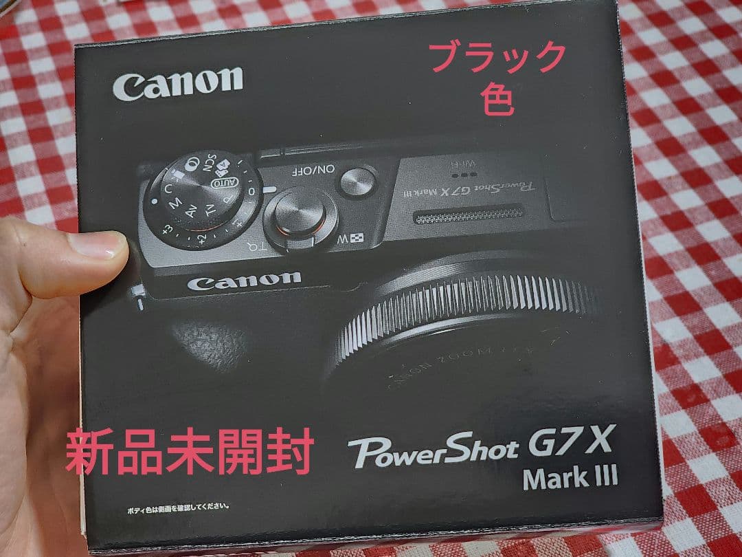 [新品未開封]Canon PowerShot G7 X Mark III 本体